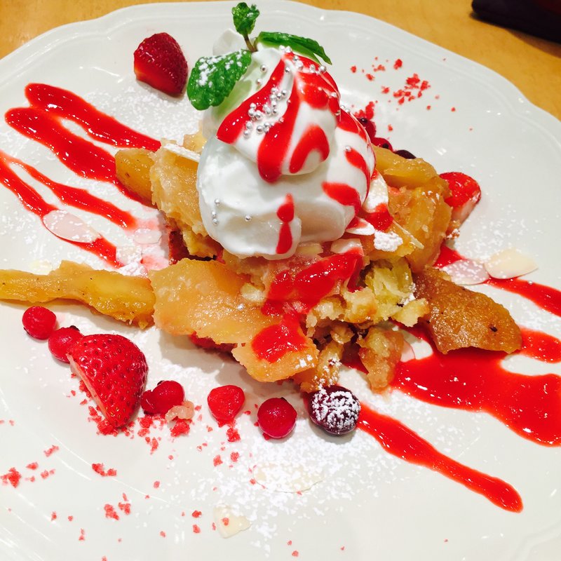 X'masアップルパイフレンチトースト(アフタヌーンティー)