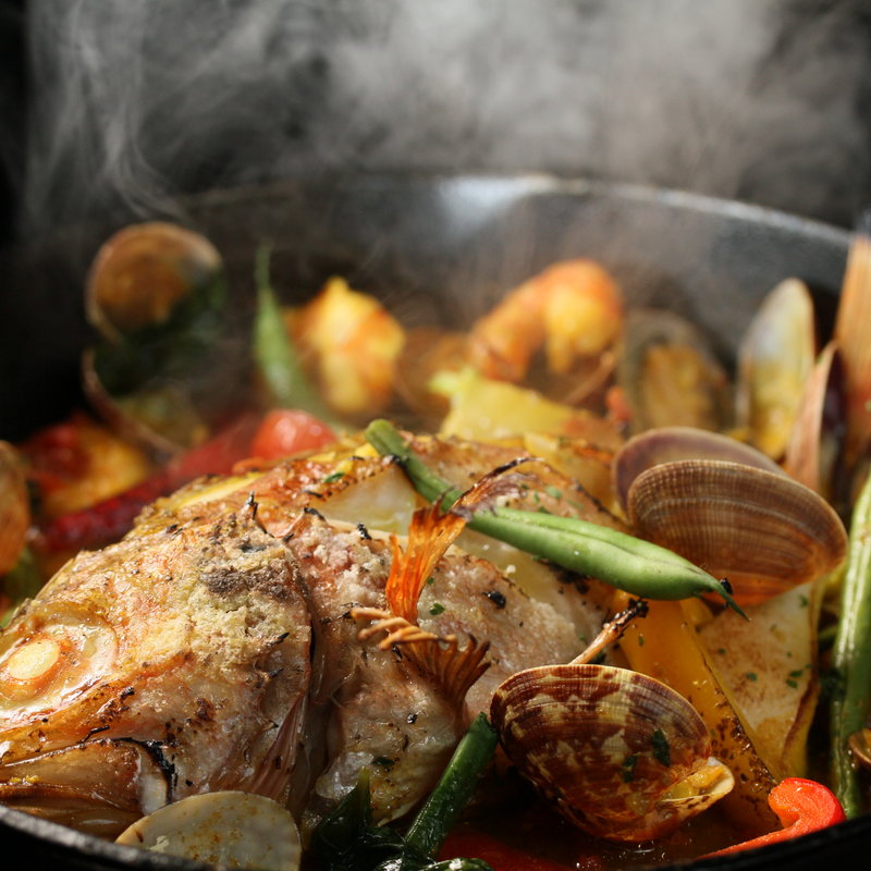 カサゴのアクアパッツァ(中目黒グリル)