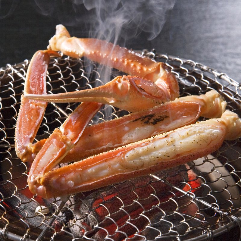 カニ足の炭火焼き(さくら)
