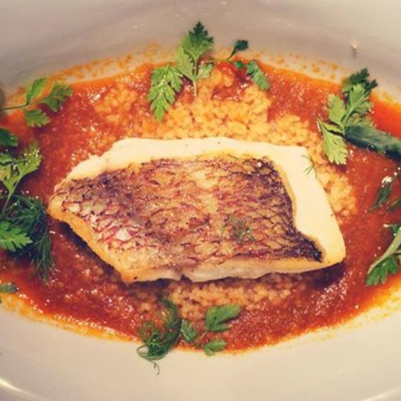 鰆のトマト煮(自然派ワインビストロ 喃喃)