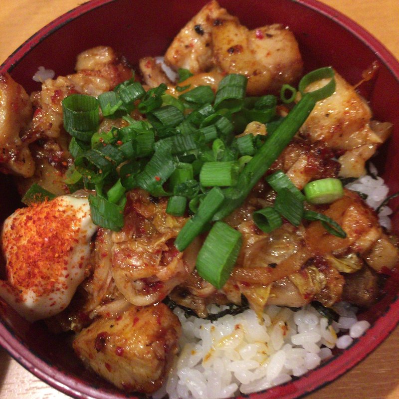 キムチちゃーしゅー飯(麺屋 青山 臼井店)