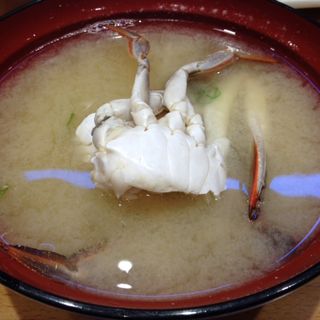 カニ汁(沼津魚がし寿司)