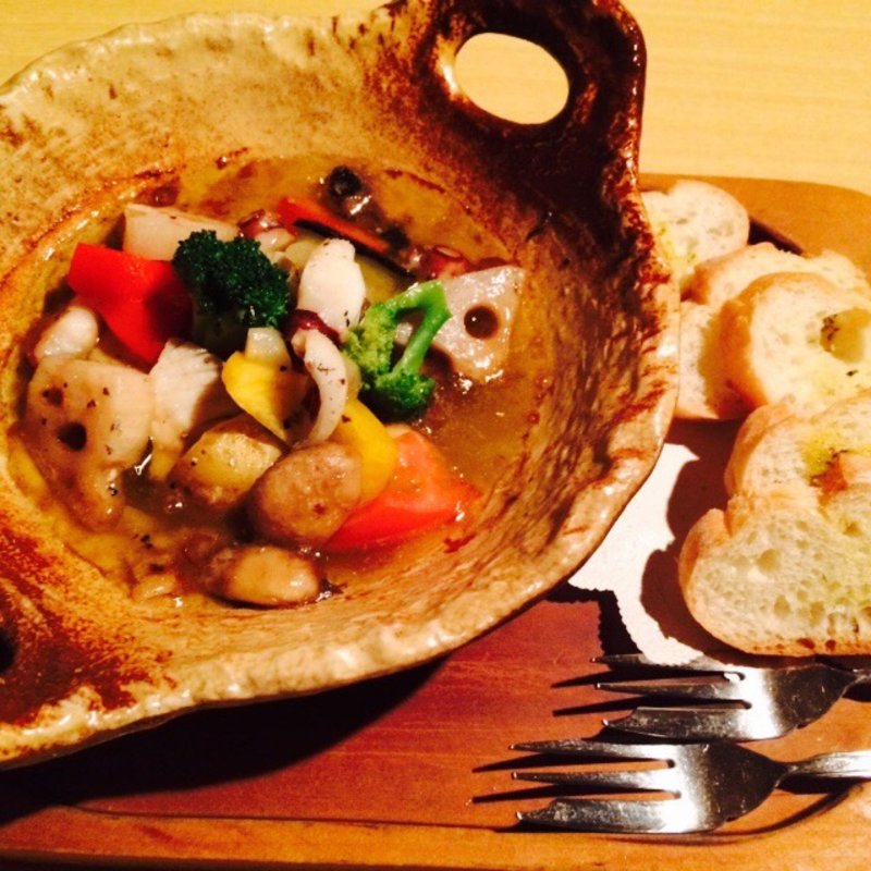 アヒージョ(炭火厨房倉敷酒家)