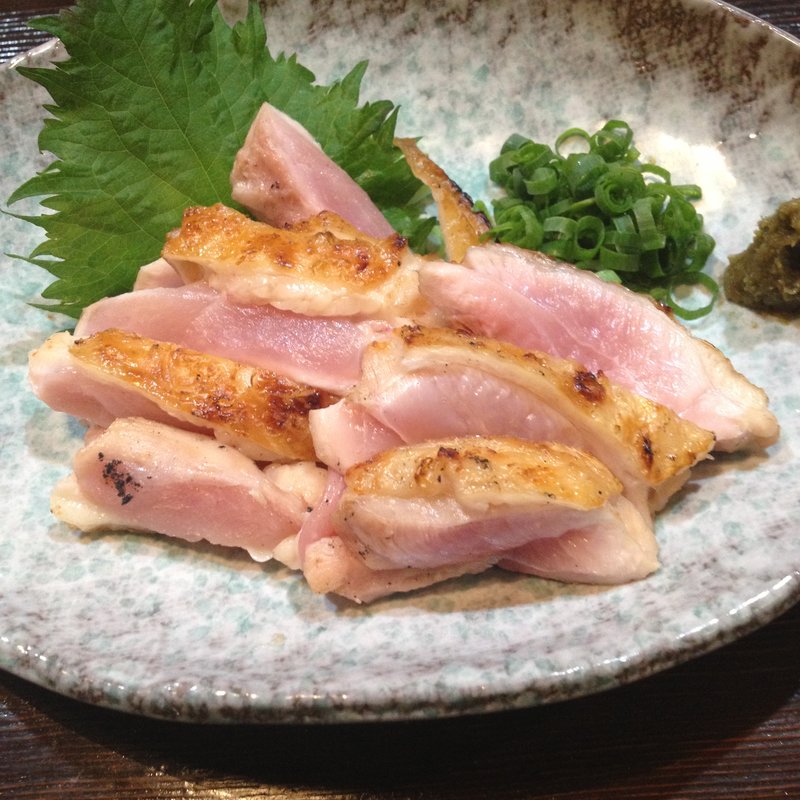 モモ肉の刺身(笑風や)