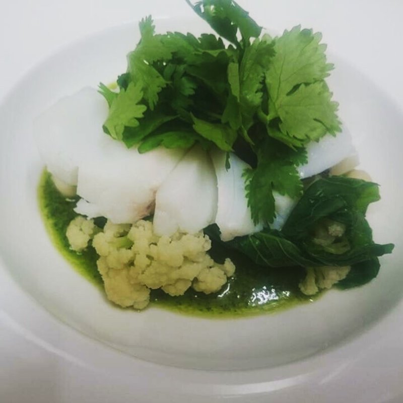 北海道産真タラと旬の野菜 ～モホヴェルデのソース～ (Mira! たまプラーザ)