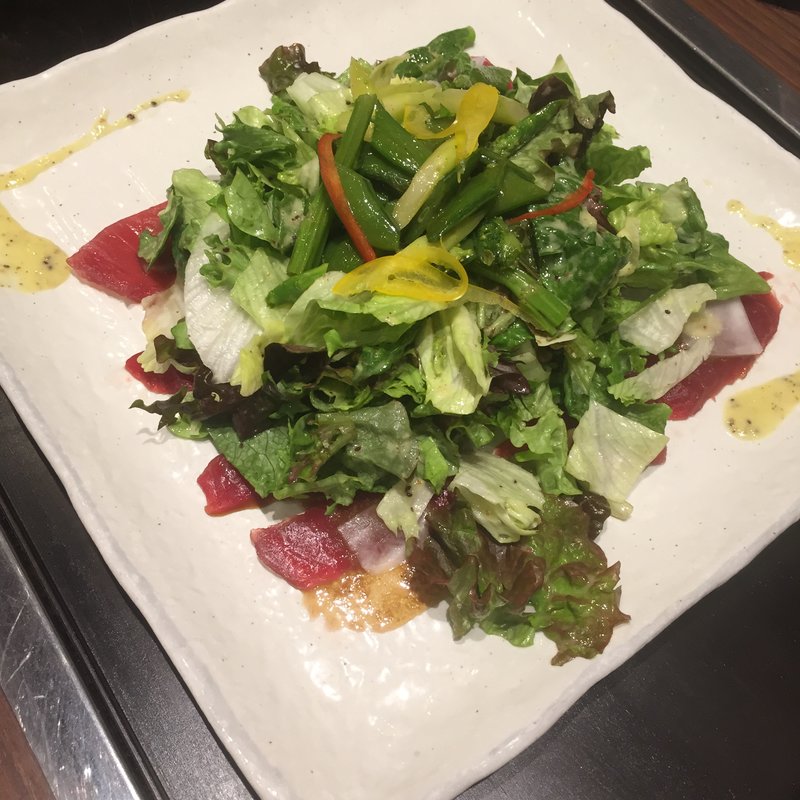 マグロのカルパッチョ(大木屋 )