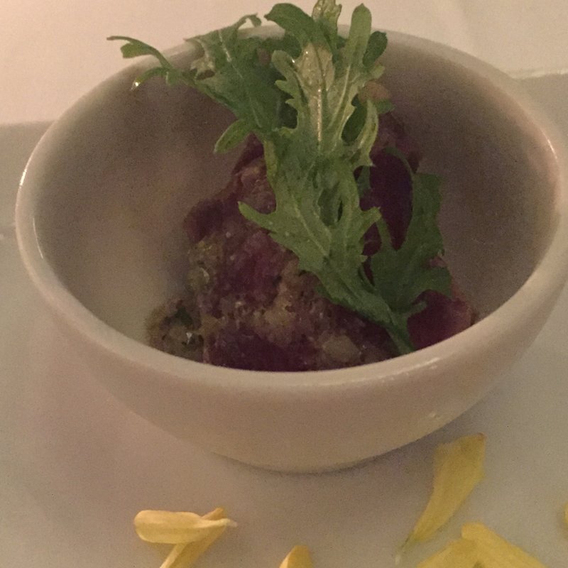 マグロのカルパッチョ(Fish Bank TOKYO)