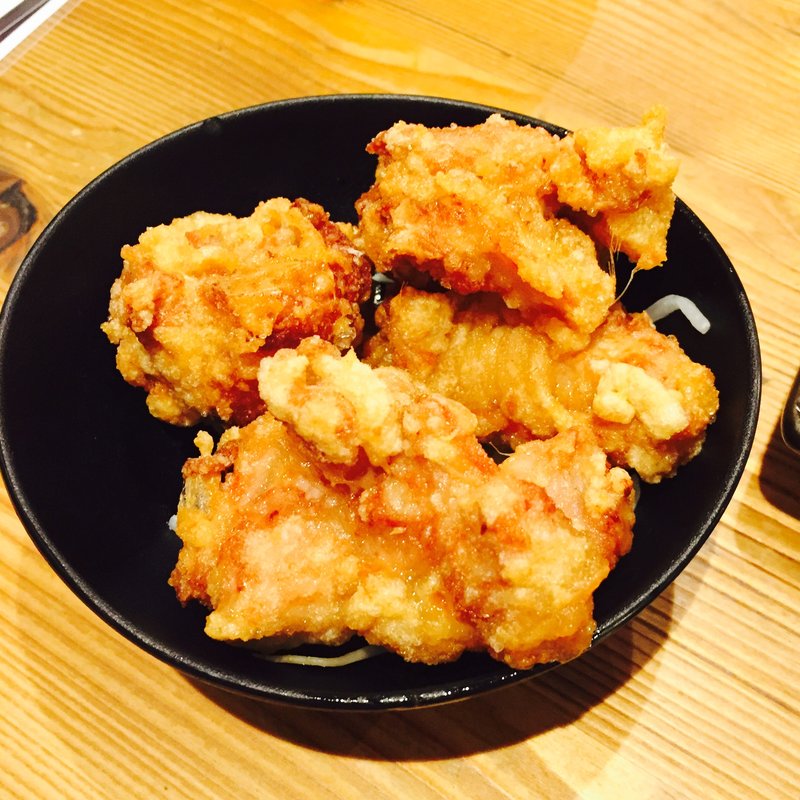 肉汁からあげ 4コ (必死のパッチ製麺所 )