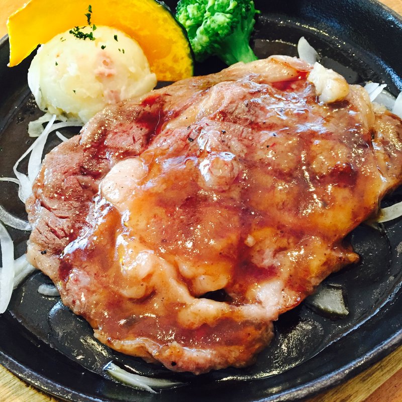 国産ビーフステーキセット(森卯亭)