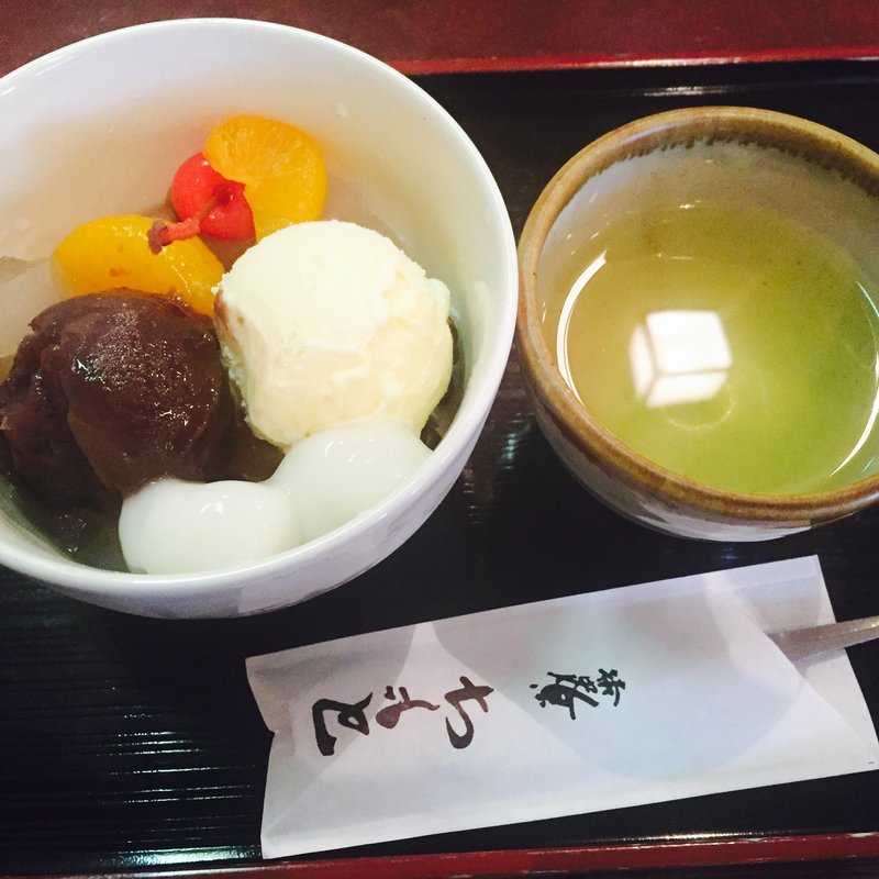 クリームあんみつ(ちもと)