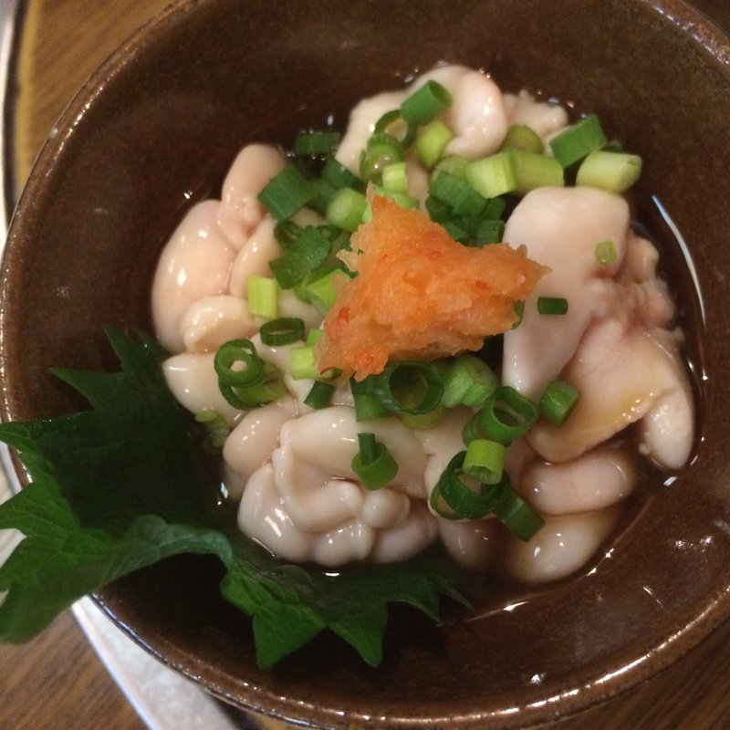 白子ポン酢(宵・酔・亭 煖)