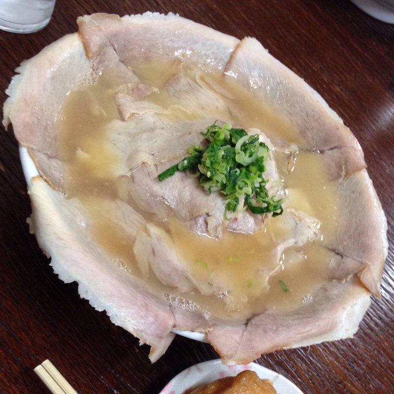 大盛チャーシュー麺固め(紅蘭)