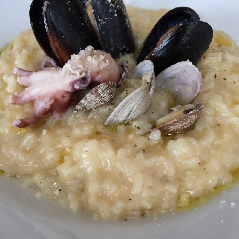 魚介のチーズリゾット(cheese&bistro YOUR HOUSE)