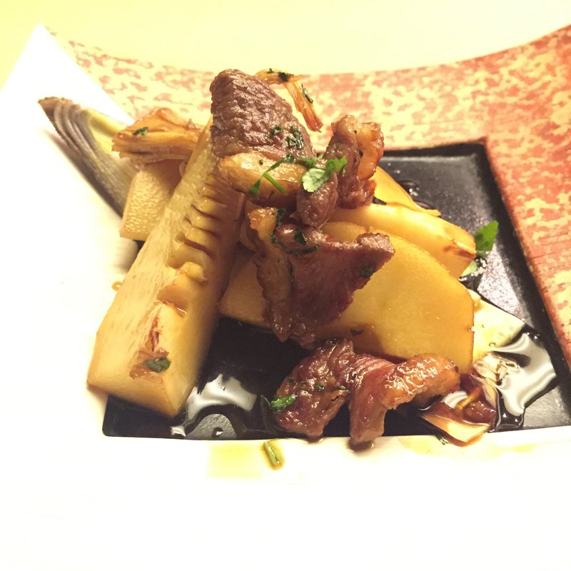 和牛と竹の子の焼物(粋京 （イッキョウ）)