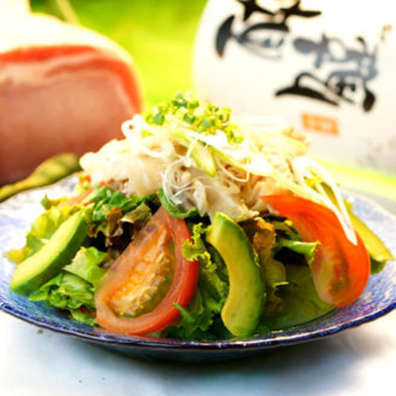 豆腐サラダ(隠れ家個室居酒屋　水面月 上野店)