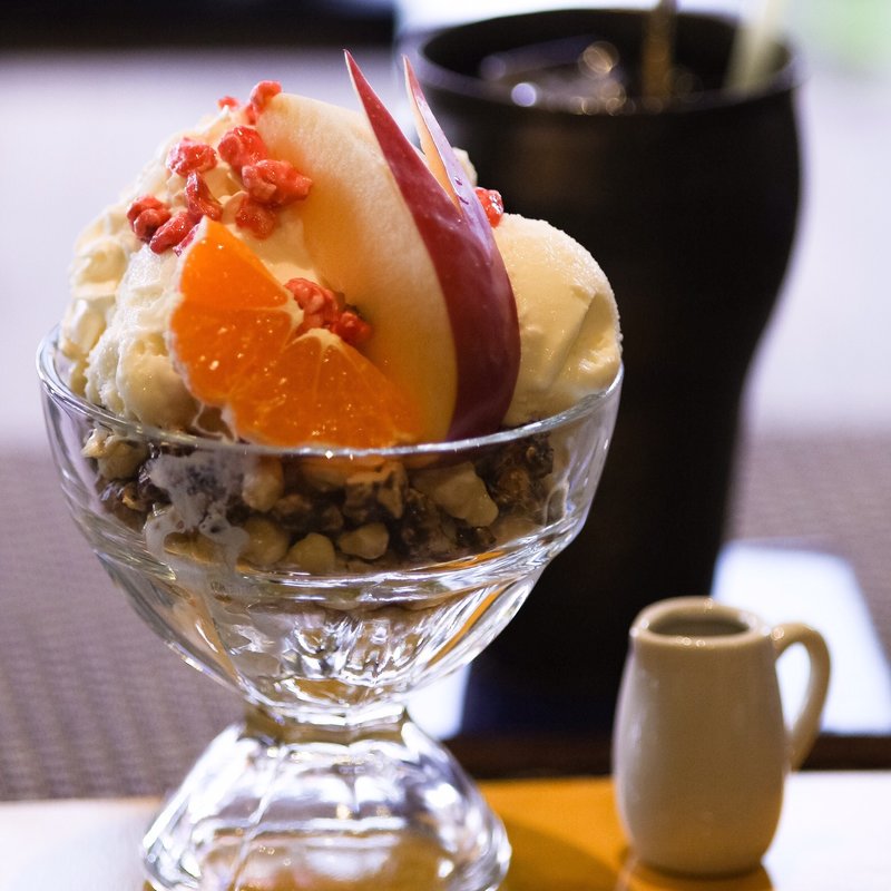 popcorn&olive parfait(長崎の路地裏Cafe （ナガサキノロジウラカフェ）)