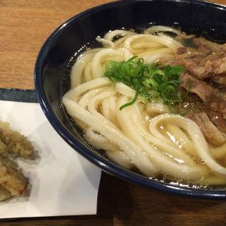 釜かけ + 牛肉 + ごぼう天(慎)