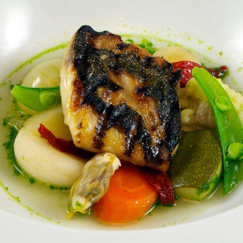 イサキのポワレ 野菜のポトフ風(米音 （kome no ne）)