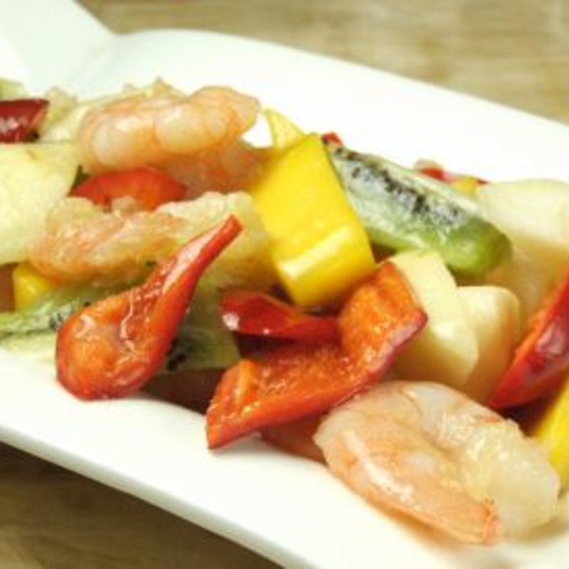 エボと野菜の炒め物(おしゃれ中華ダイニング 一掃光)