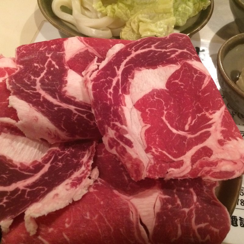 特牛しゃぶ定食(しゃぶ亭福家 )