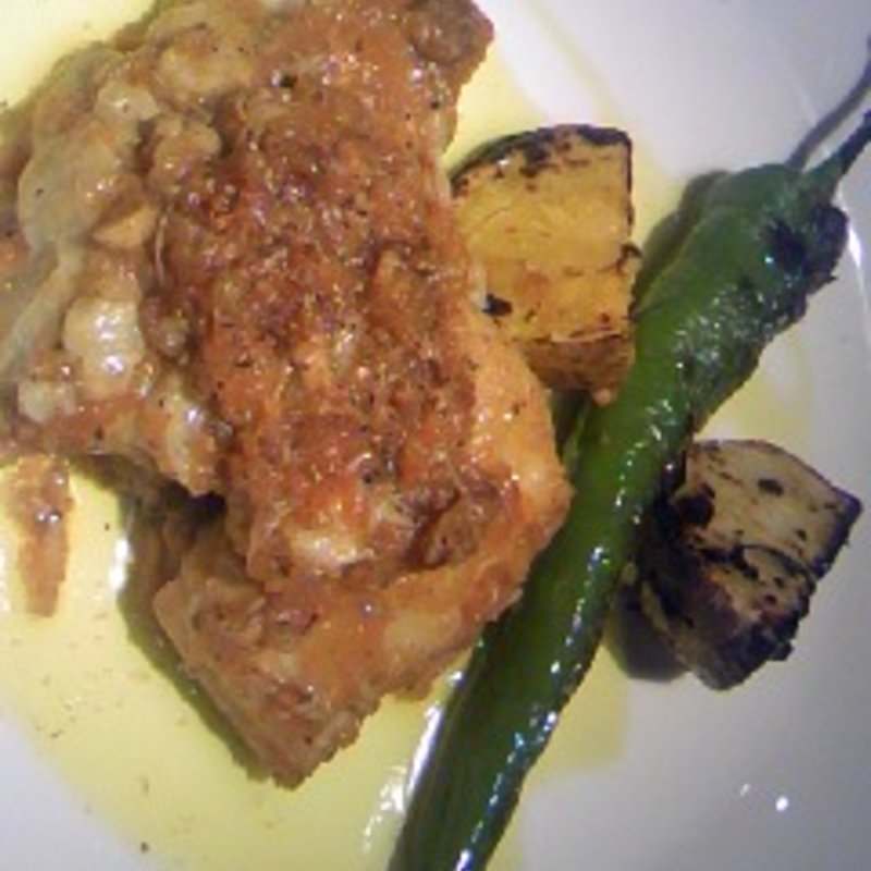 豚バラ肉のバローロビネガー煮込み(オルティージャ （ORTIGIA）)