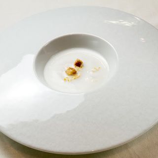 川田農園の海老芋スープ(OSTERIA　ESTROSO （オステリア　エストローソ）)