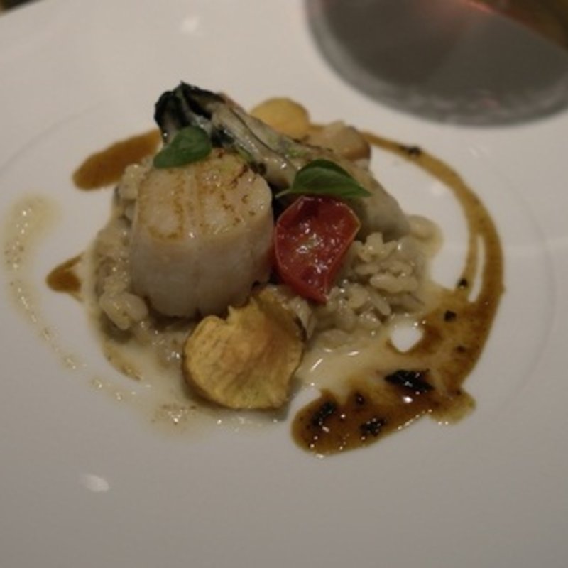 鮑と帆立のリゾット(MOTORA)