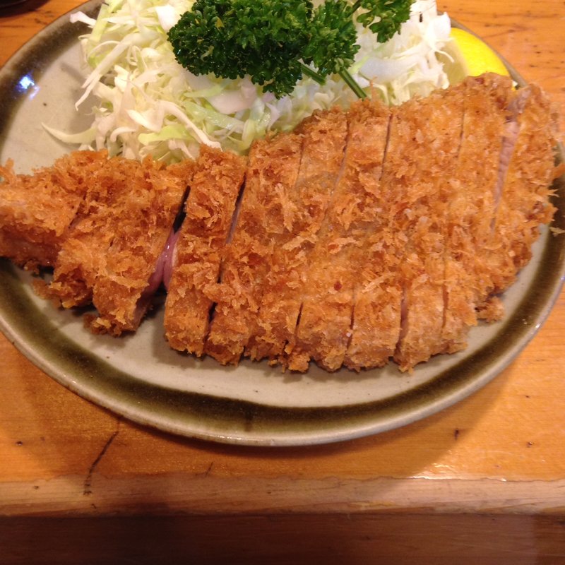 大とんかつロース定食(とんかつ 丸一(まるいち))