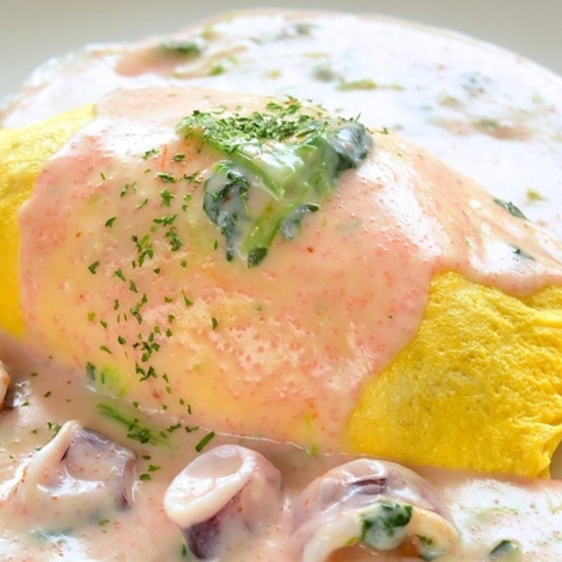 明太子マヨネーズオムライス(キッチンエッグス （Kitchen Eggs）)