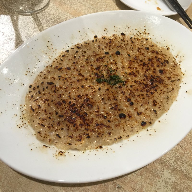 ズワイガニとカニみその焼きリゾット(浜glue?8086 （ハマグル）)