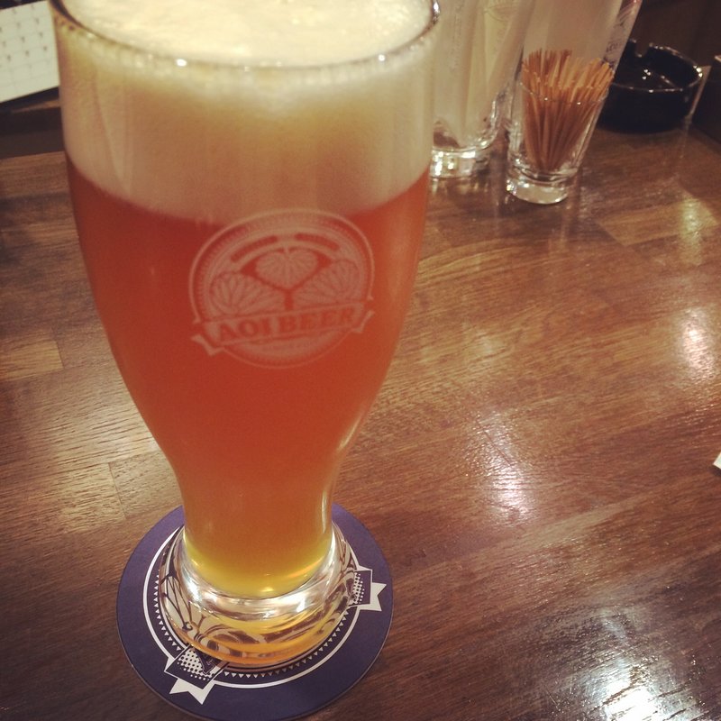 ほんのりお茶エール(AOI BEER STAND)