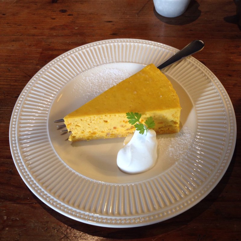 かぼちゃのチーズケーキ(本町一丁目カフェ )