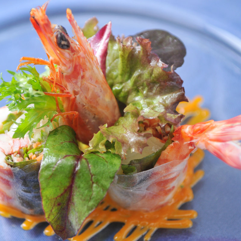 赤海老と野菜の春巻き(オーシャンディッシュクオン （OceanDishQ'on）)