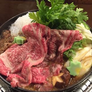 牛鍋(肉割烹 牛弁慶 新橋総本店)