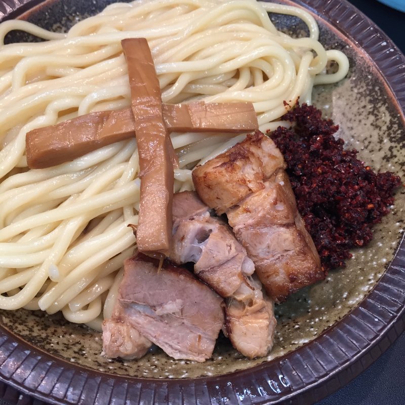 濃厚煮干しつけ麺(小盛)＋辛し(自家製麺 工藤 )