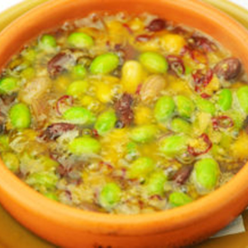 5種の豆と生ハムのアヒージョ(千住バル　ricorico )