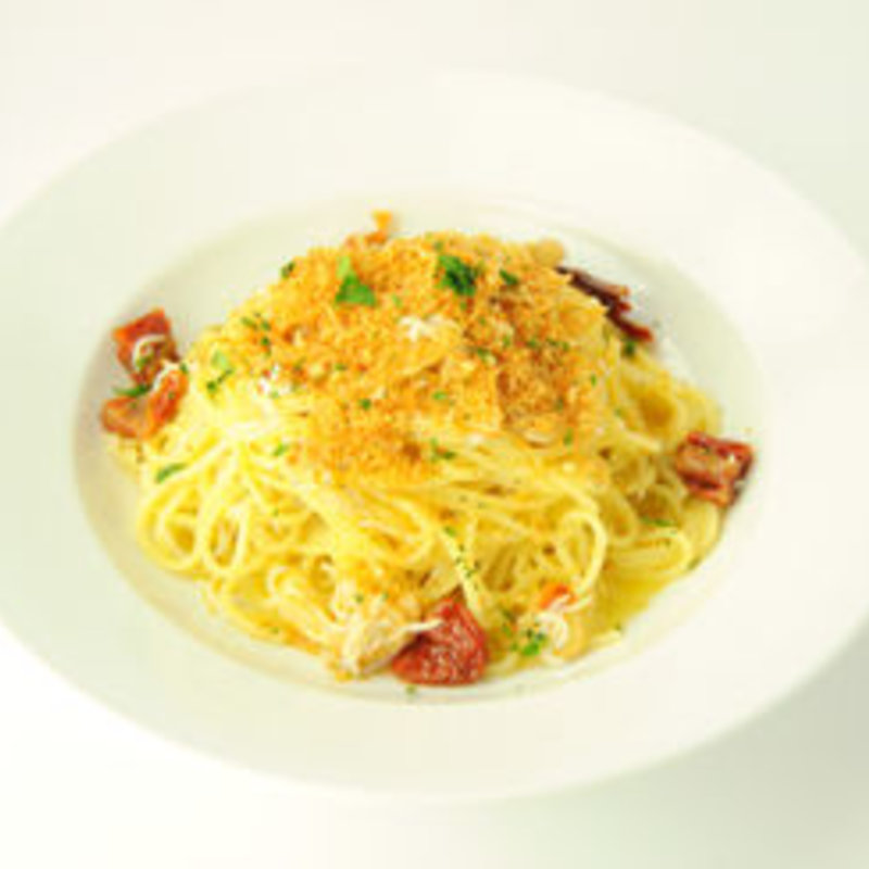 釜揚げしらすのペペロンチーノ(千住バル　ricorico )