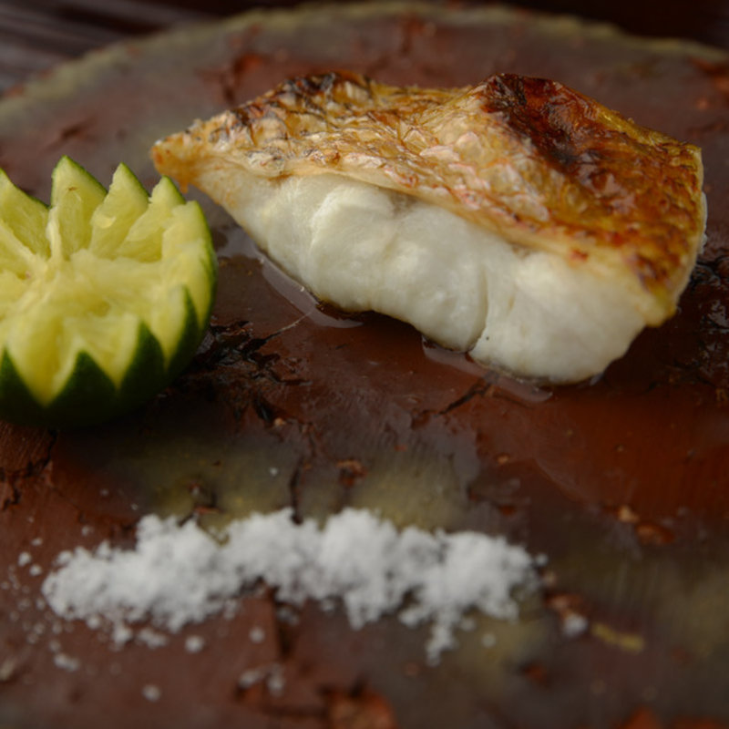 サワラの塩焼き(麻布十番 おざき)