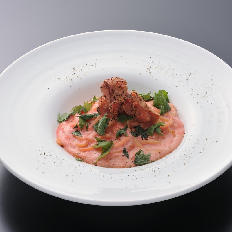 炙り明太パスタ(CAFE＆WINE OSCAR)