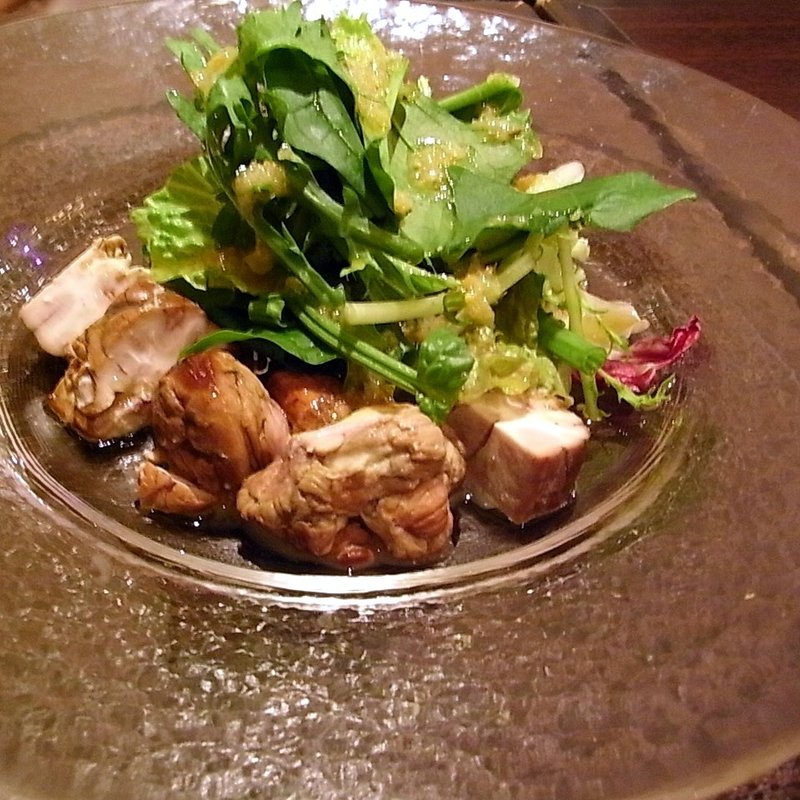 鳥取大山鶏のロースト　トリュフ風味(オステリア・アウストロ （Osteria Austro）)