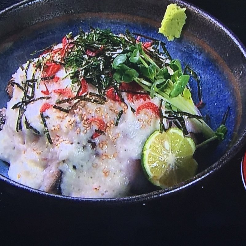 サワラあぶり山かけ丼(大衆食堂 お多福)