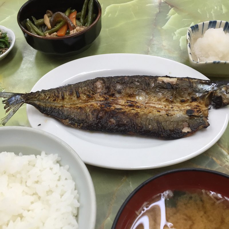 サンマの開き焼き定食(ヤシロ)