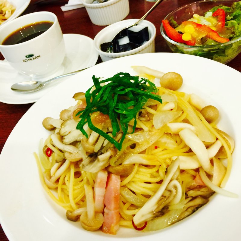 きのこの和風醤油パスタセット(期間限定)(珈琲館 けやきウォーク前橋店 )