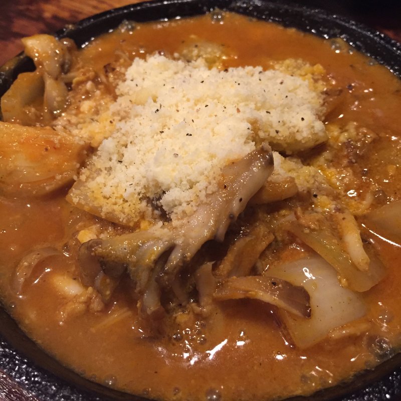 3種のキノコの南インド風カレー(野菜を食べるカレーcamp 代々木本店)