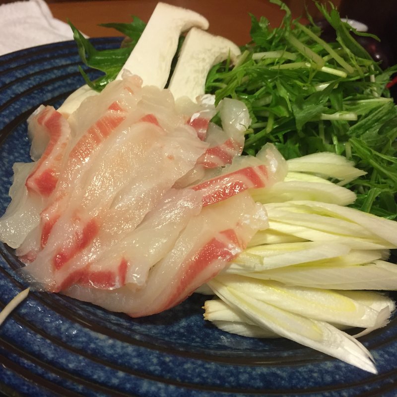 鯛シャブセット(や台ずし 箱崎駅前 )