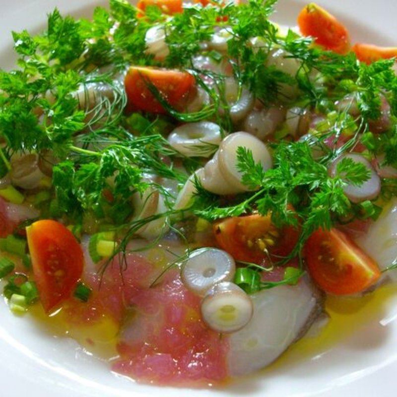 真ダコのカルパッチョ(オステリア アルコ （Osteria Arco）)