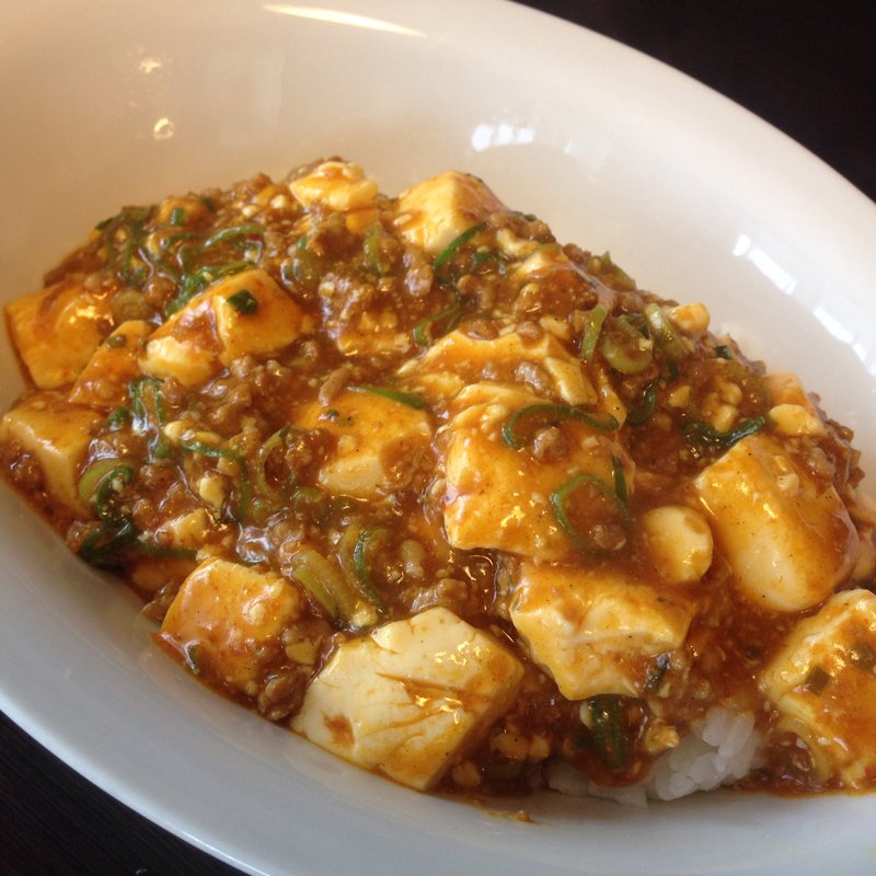 カレー麻婆丼(自宅)
