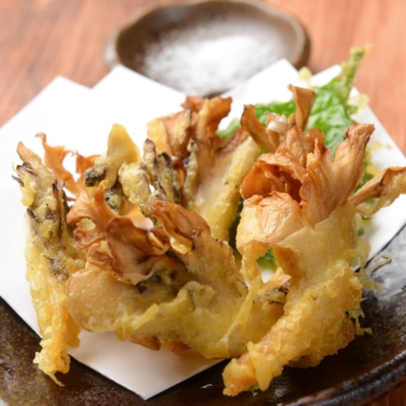 マイタケの天ぷら(まるたか )