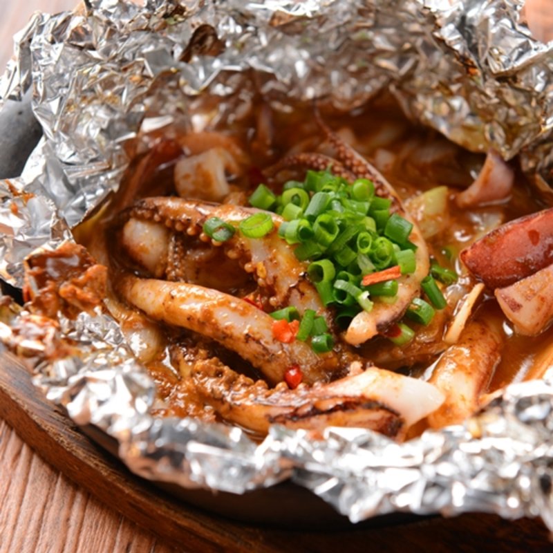 イカ肝の漁師焼き(まるたか )