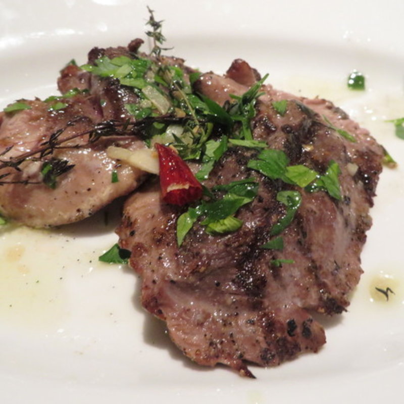 和牛のグリル(オステリア クロチェッタ)